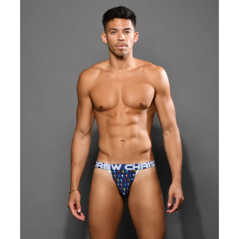 Load image into Gallery viewer, Andrew Christian Palms Jock Strap Blue White
