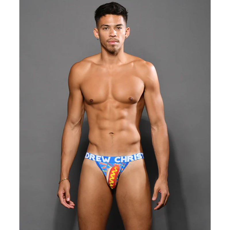 Load image into Gallery viewer, Andrew Christian Hot Dog Jock Strap Blue
