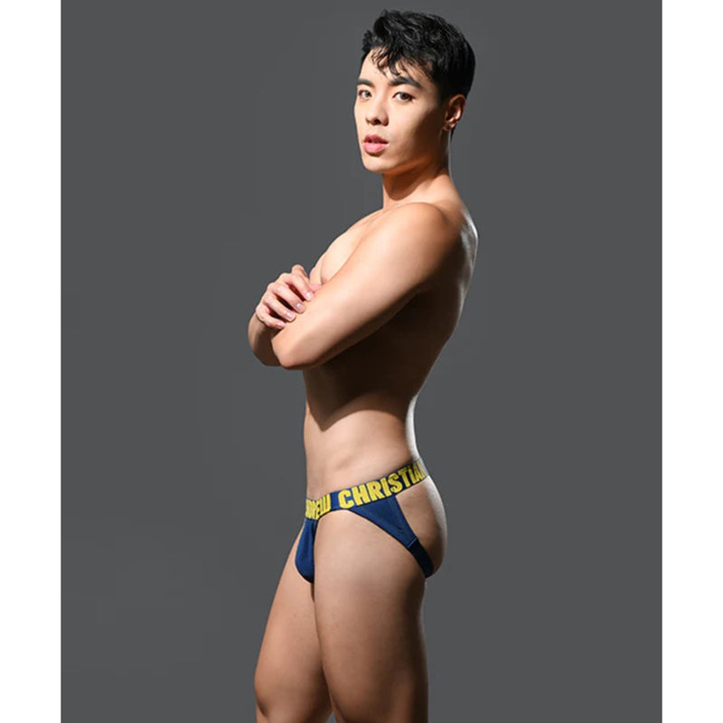 Load image into Gallery viewer, Andrew Christian Happy Active Jock Strap Navy

