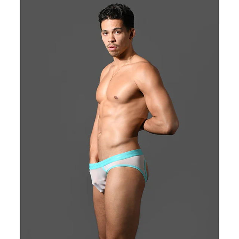 Load image into Gallery viewer, Andrew Christian Truth Capsule Bubble Butt Jock Strap White
