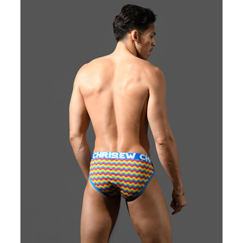 Load image into Gallery viewer, Andrew Christian Pride Wave Brief Rainbow
