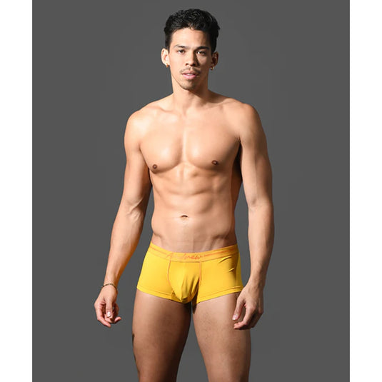 Andrew Christian Mimosa Brunch Eco Boxer Trunk Yellow