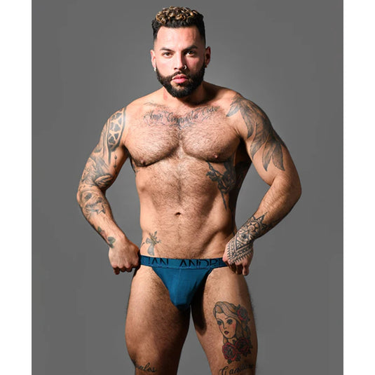 Andrew Christian Happy Modal Jock Thong Teal