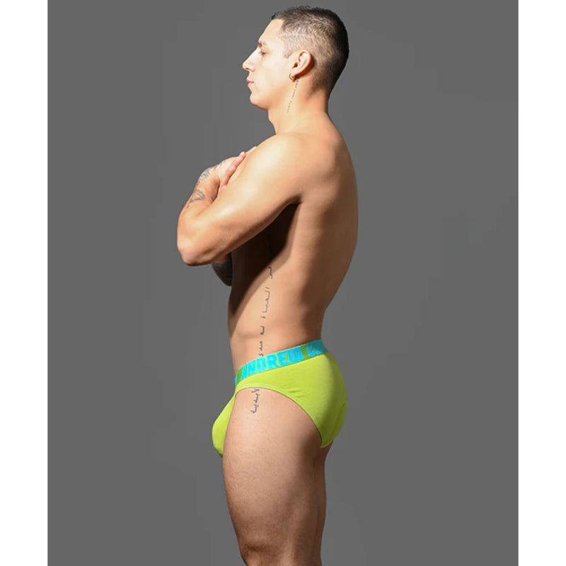 Load image into Gallery viewer, Andrew Christian Happy Brief Lime

