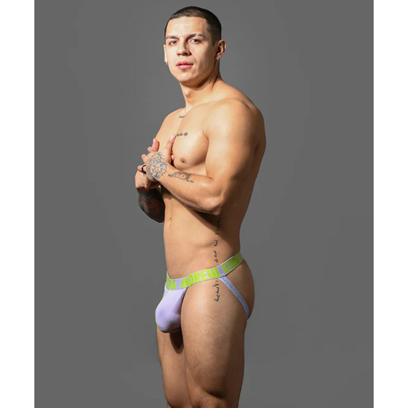 Load image into Gallery viewer, Andrew Christian Happy Jock Strap Lavender
