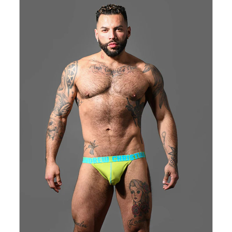 Load image into Gallery viewer, Andrew Christian Happy Jock Strap Lime
