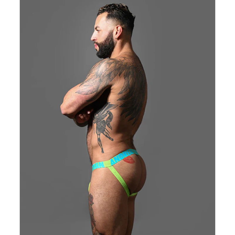 Load image into Gallery viewer, Andrew Christian Happy Jock Strap Lime
