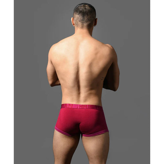 Andrew Christian CoolFlex Modal Boxer Trunk Burgundy