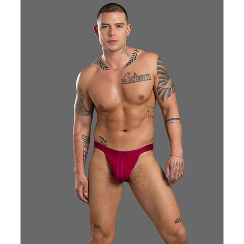 Load image into Gallery viewer, Andrew Christian CoolFlex Modal Jock Strap Burgundy
