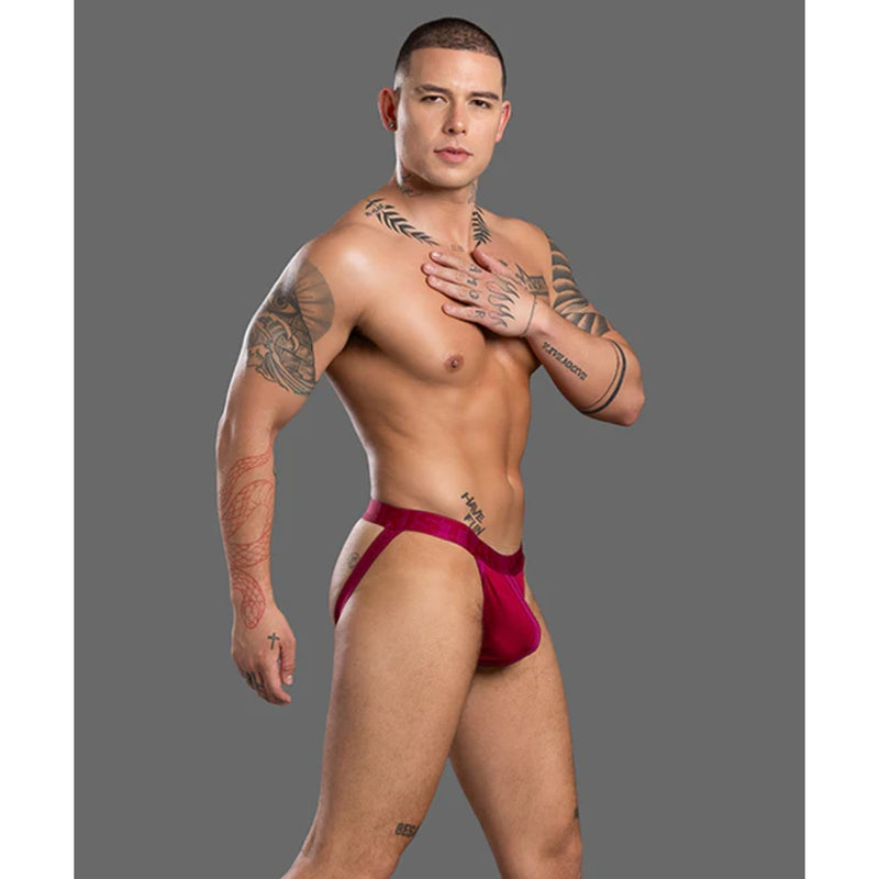 Load image into Gallery viewer, Andrew Christian CoolFlex Modal Jock Strap Burgundy
