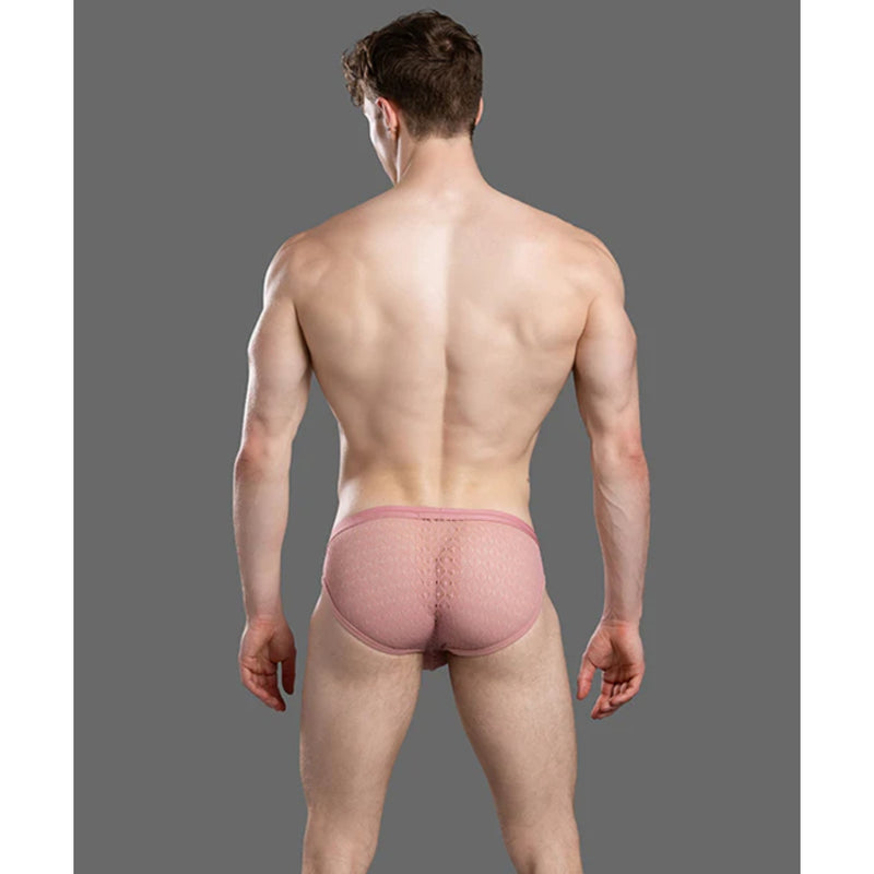 Load image into Gallery viewer, Andrew Christian Desire Lace Brief Rose
