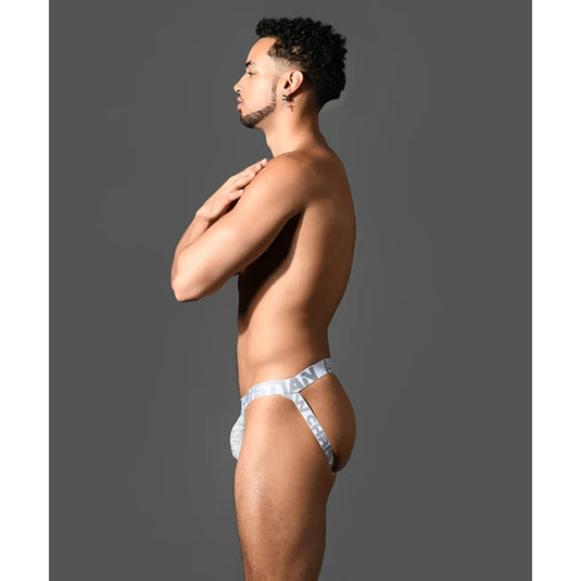 Andrew Christian Vibe Workout Jock Strap Grey