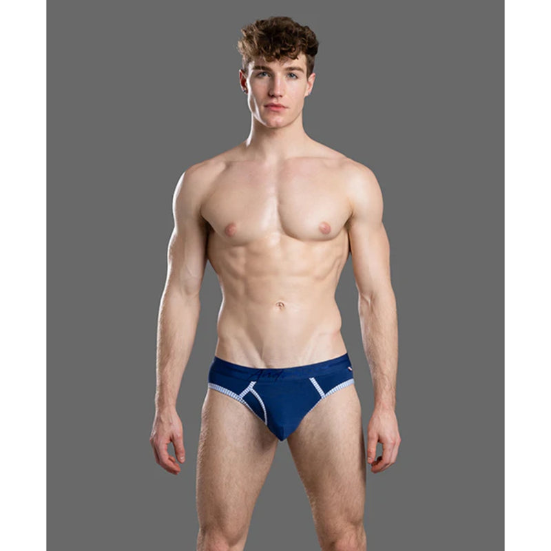 Load image into Gallery viewer, Andrew Christian Hamptons Capsule Brief Navy
