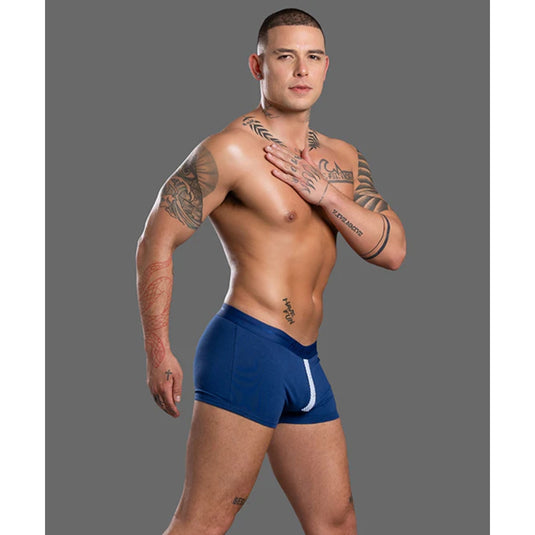 Andrew Christian Hamptons Capsule Boxer Trunk Navy