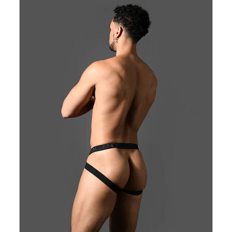 Load image into Gallery viewer, Andrew Christian Martel Mesh Cross Jock Strap Black
