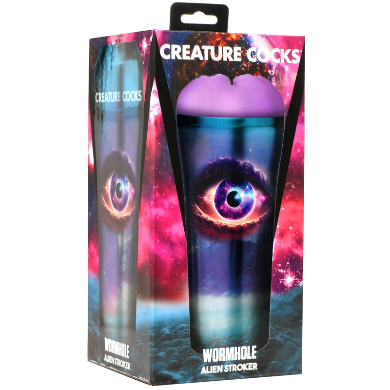 Load image into Gallery viewer, Creature Cocks Wormhole Alien Stroker Purple
