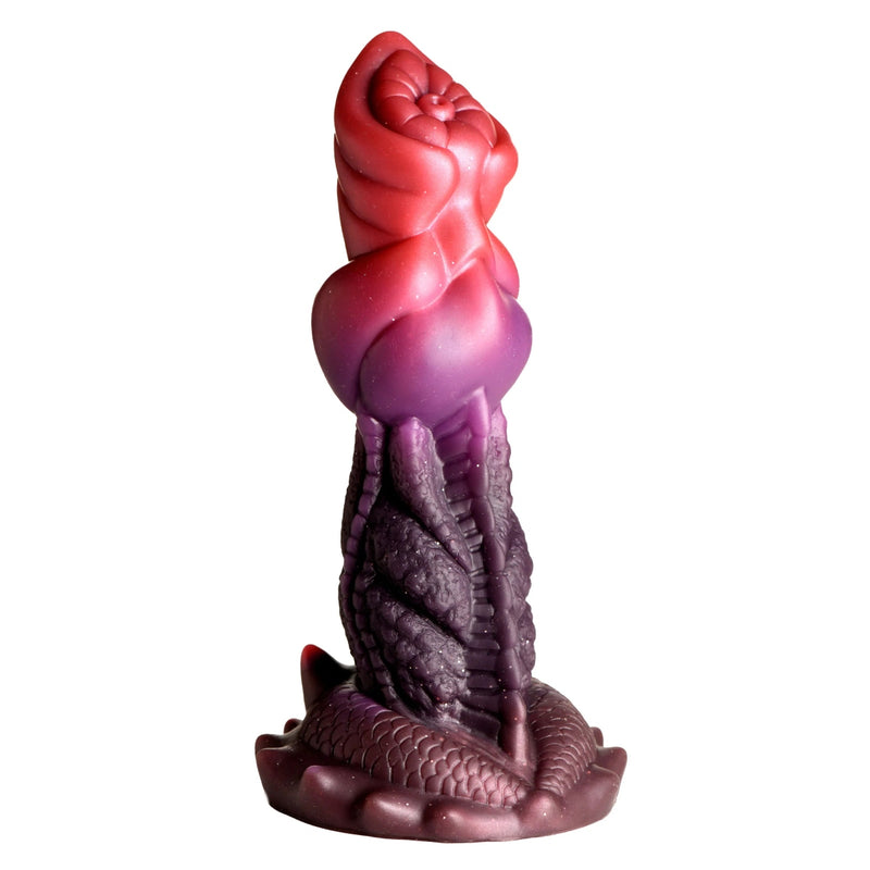 Load image into Gallery viewer, Creature Cocks Deep Diver Silicone Dildo Red Purple
