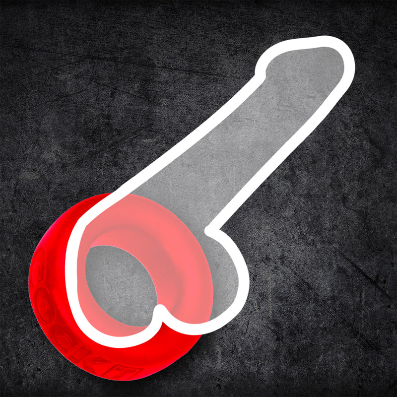 Load image into Gallery viewer, Oxballs Cock T Cock Ring Red
