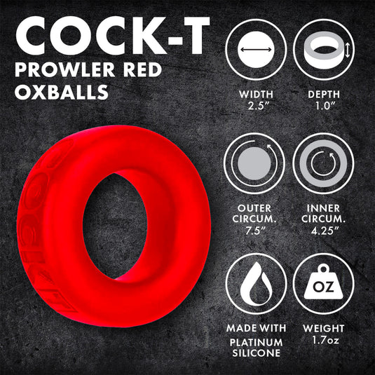 Oxballs Cock T Cock Ring Red