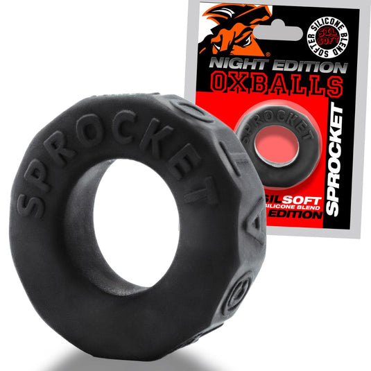 Oxballs Sprocket Comfort Cock Ring Special Edition Night
