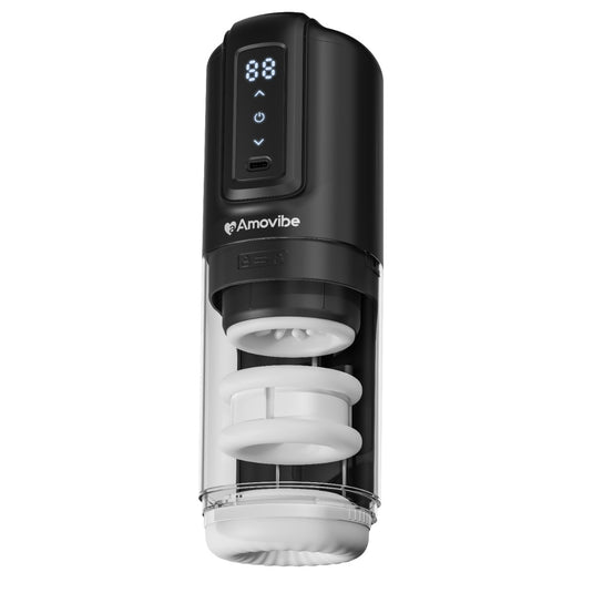 Amovibe Porsha Automatic Male Masturbator Black