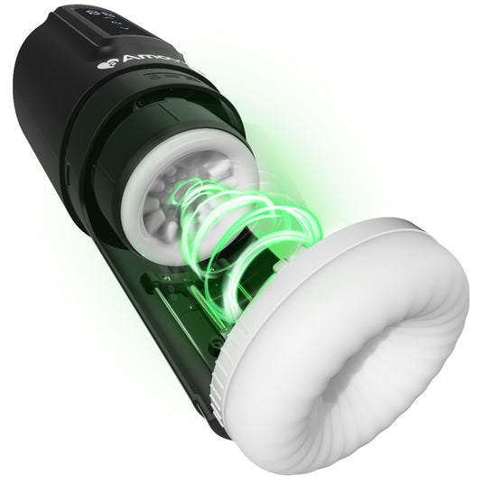 Amovibe Porsha Automatic Male Masturbator Black