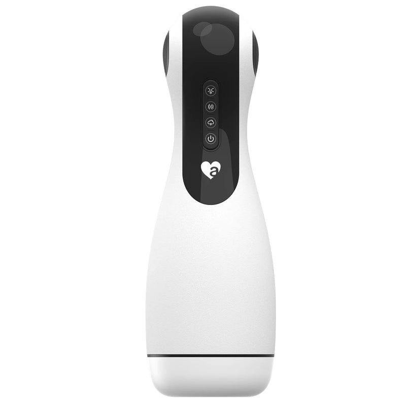 Load image into Gallery viewer, Amovibe Good Night Suction Male Masturbator White
