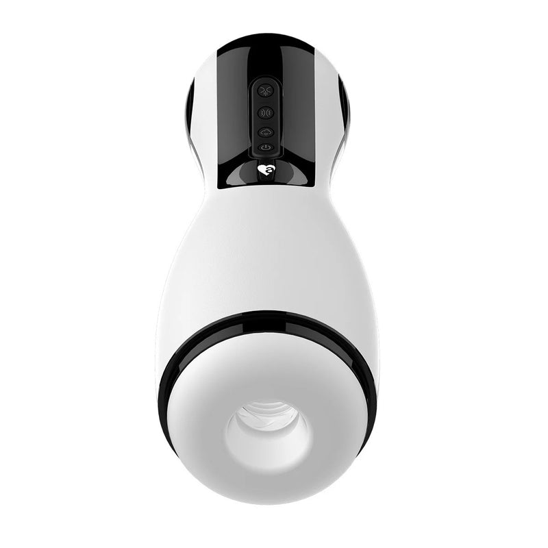 Load image into Gallery viewer, Amovibe Good Night Suction Male Masturbator White
