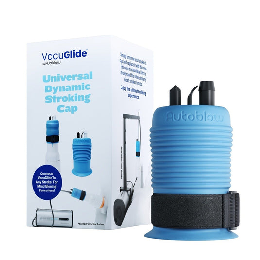 Autoblow VacuGlide Universal Dynamic Stroking Cap Blue