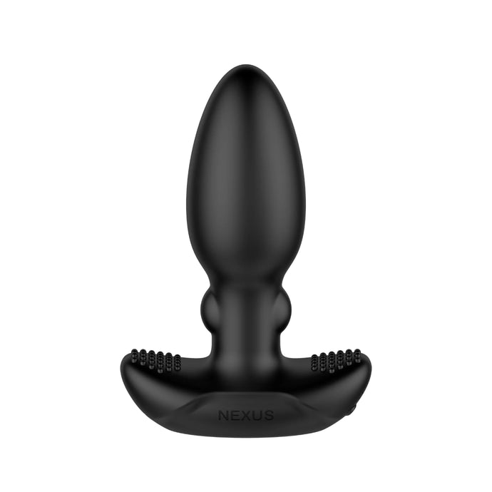 Nexus Beat Thumping & Vibrating Rechargeable Butt Plug Black