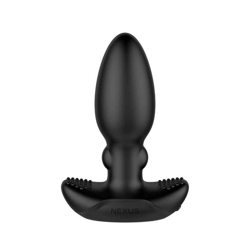 Load image into Gallery viewer, Nexus Beat Thumping &amp; Vibrating Rechargeable Butt Plug Black
