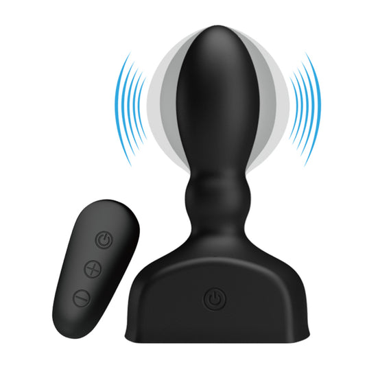 Pretty Love Mr Play Inflatable Anal Plug Black