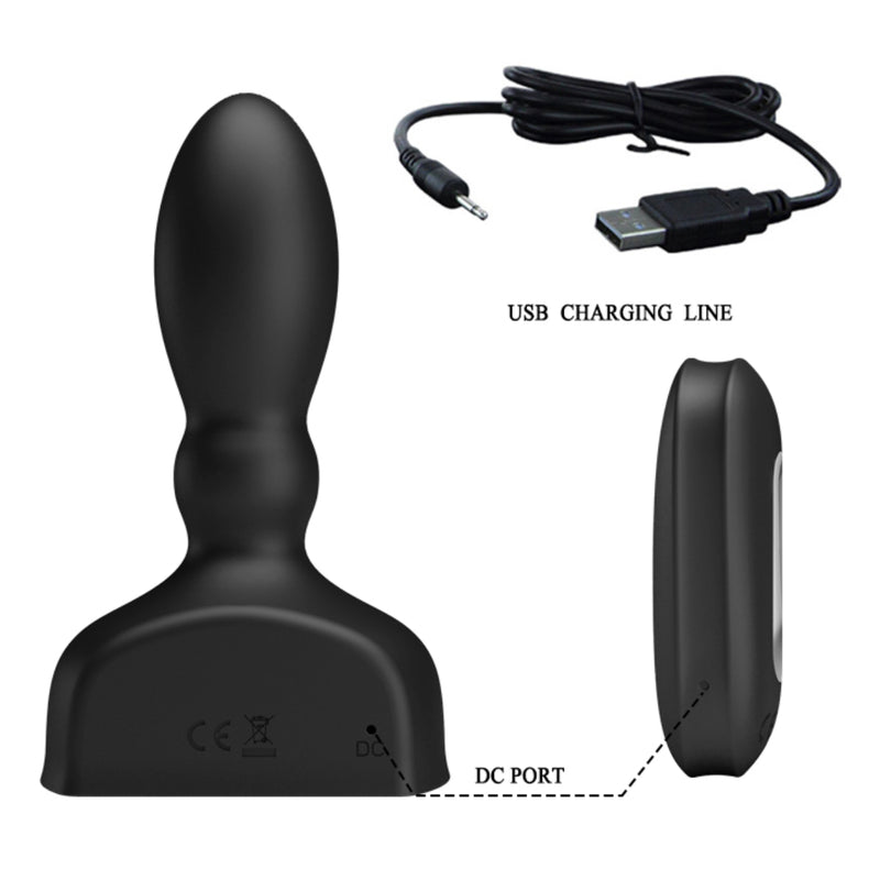 Load image into Gallery viewer, Pretty Love Mr Play Inflatable Anal Plug Black
