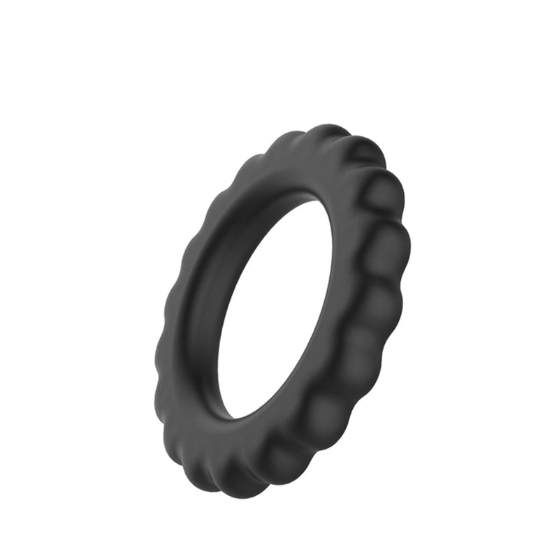 Load image into Gallery viewer, Pretty Love Titan Silicone Cock Ring 2 Black
