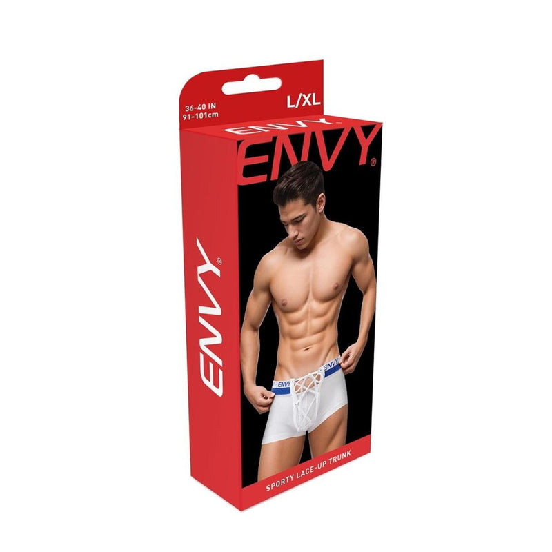 Load image into Gallery viewer, Envy Sporty Lace Up Trunk White

