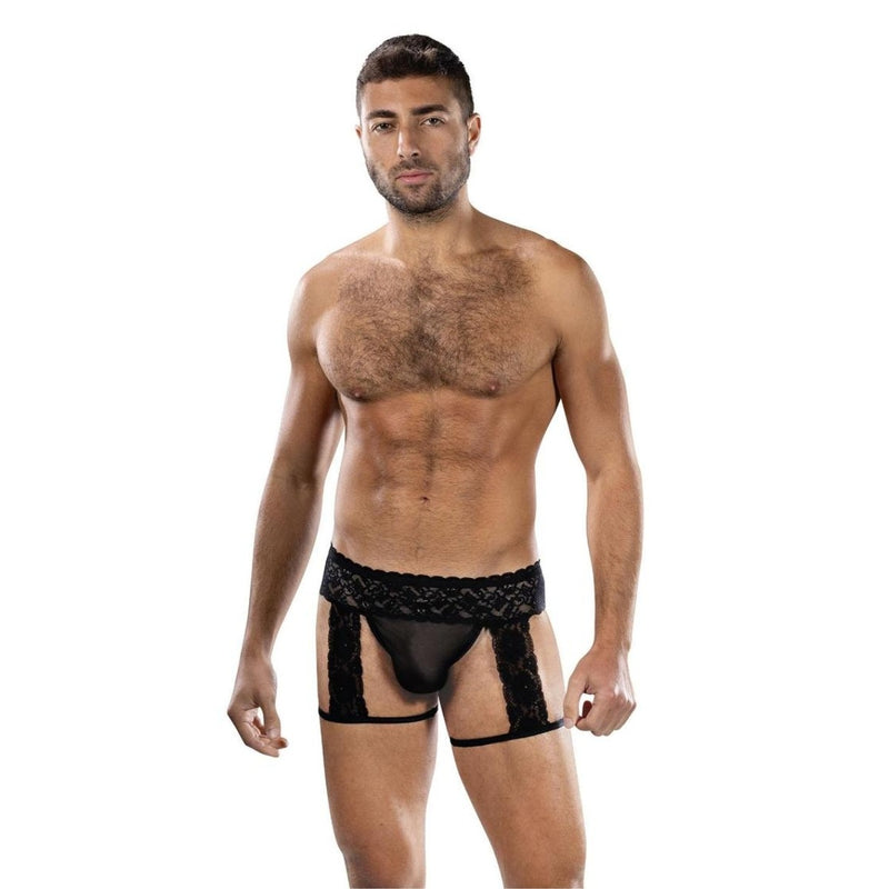 Load image into Gallery viewer, Envy Midnight Stride Garters Black One Size
