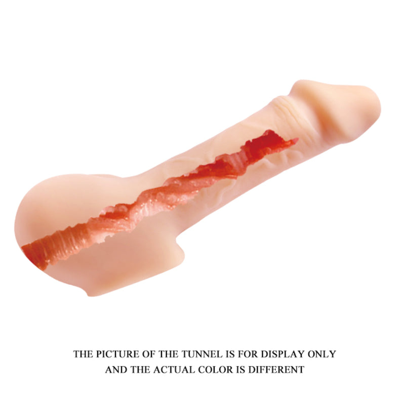 Load image into Gallery viewer, Pretty Love Baile Bigger Man Plus Masturbator Penis Extender 9.5 Inches Light Pink
