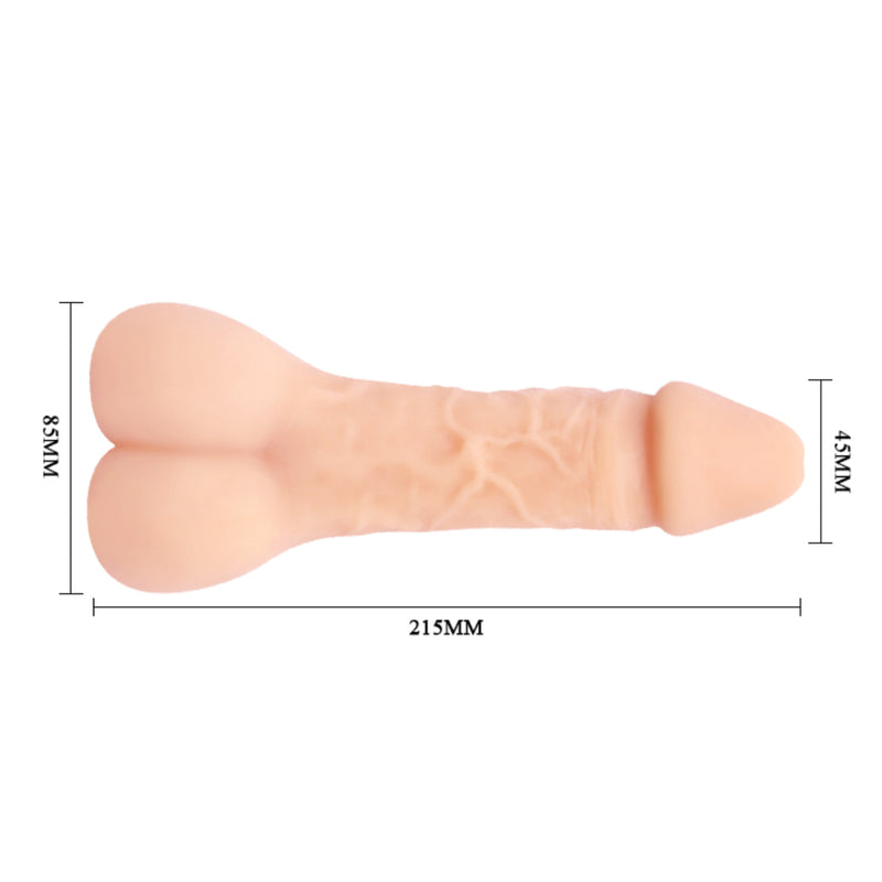 Load image into Gallery viewer, Pretty Love Baile Bigger Man Plus Masturbator Penis Extender 8.5 Inches Light Pink
