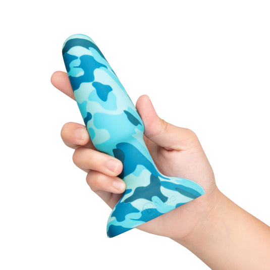 b-Vibe Rimming 2 Special Edition Vibrating Butt Plug Blue Camo