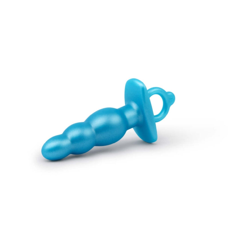 Load image into Gallery viewer, b-Vibe Butties Bounce Beaded Silicone Butt Plug Blue 5.6 Inch

