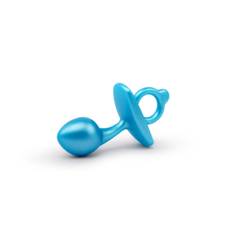 Load image into Gallery viewer, b-Vibe Butties Bulb Silicone Prostate Plug Blue 4 Inch
