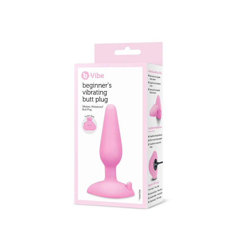 Load image into Gallery viewer, b-Vibe Beginner&#39;s Vibrating Butt Plug Pink
