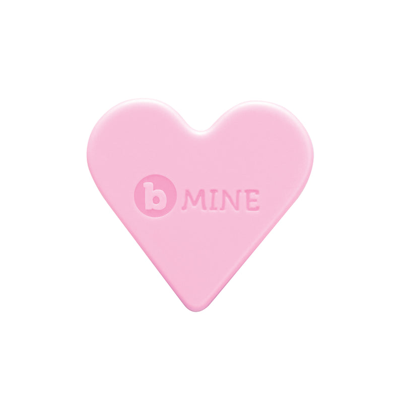 Load image into Gallery viewer, b-Vibe Butties B-Mine Heart Shaped Silicone Butt Plug Pink
