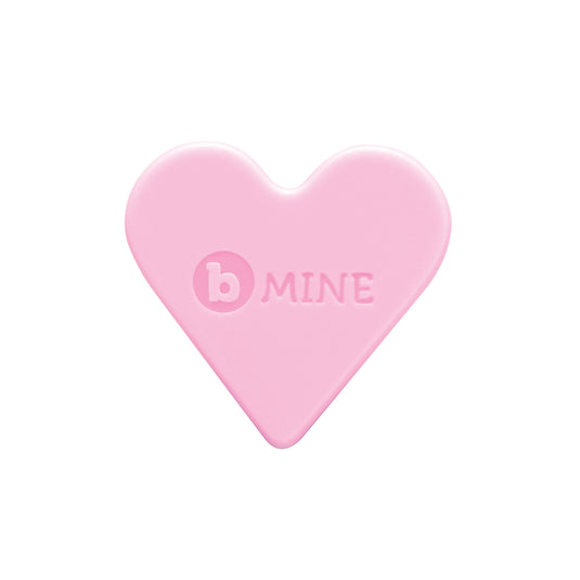 b-Vibe Butties B-Mine Heart Shaped Silicone Butt Plug Pink