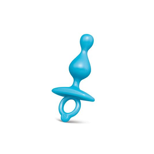 b-Vibe Butties Pop Silicone Anal Beads Blue