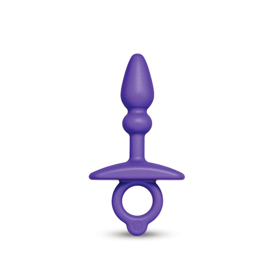 b-Vibe Butties Dart Silicone Anal Butt Plug Purple