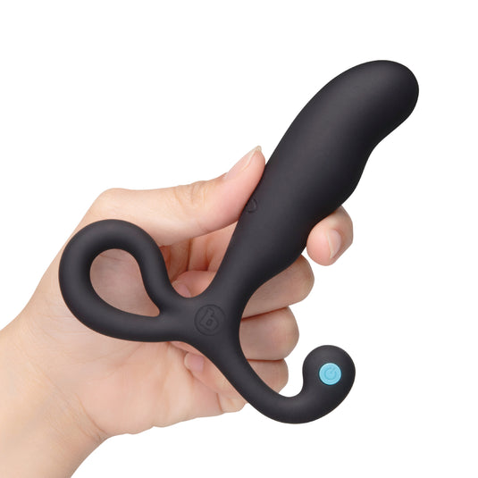 b-Vibe P-Spot Vibing Hands-Free Rechargeable Vibrating Prostate Massager Black