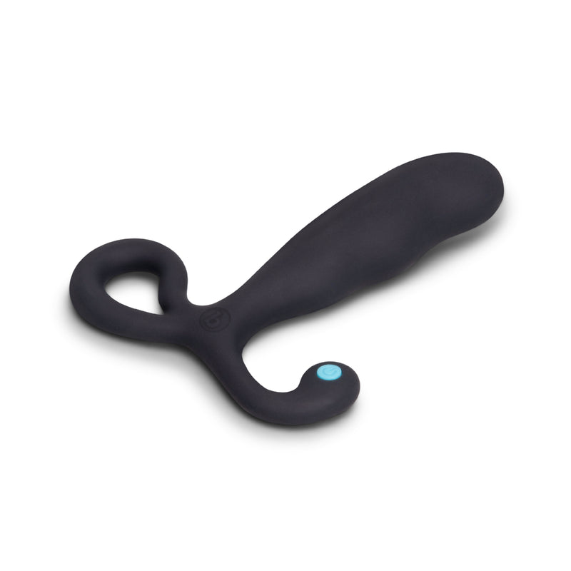 Load image into Gallery viewer, b-Vibe P-Spot Vibing Hands-Free Rechargeable Vibrating Prostate Massager Black
