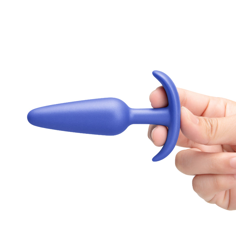 Load image into Gallery viewer, b-Vibe Butties Beginner Booty Bundle 3 Piece Anal Training Butt Plug Set Blue
