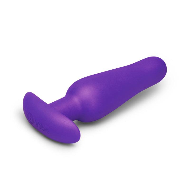 Load image into Gallery viewer, b-Vibe Butties Rookie Beginner Silicone Butt Plug Purple
